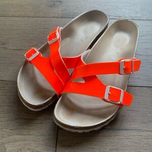 Birkenstock Yao Neon Orange Sandals